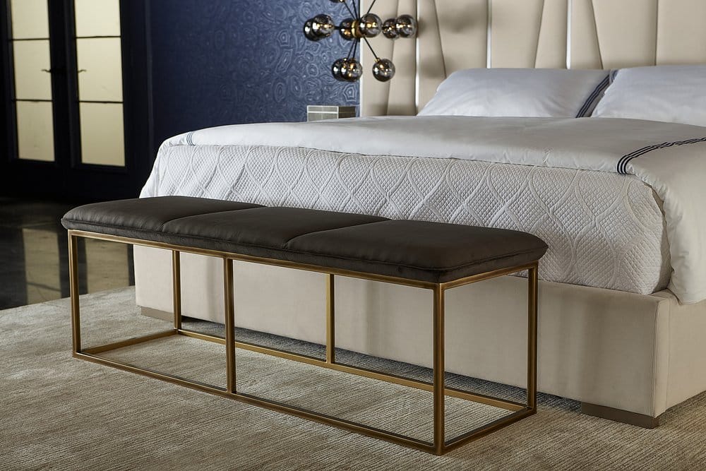 Sunpan - Irongate Alley Bench - Rustic Bronze - Piccolo Pebble - 105628 view 5