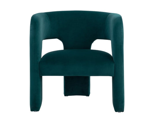 Sunpan - Isidore Lounge Chair - Meg Teal - 109721 view 2