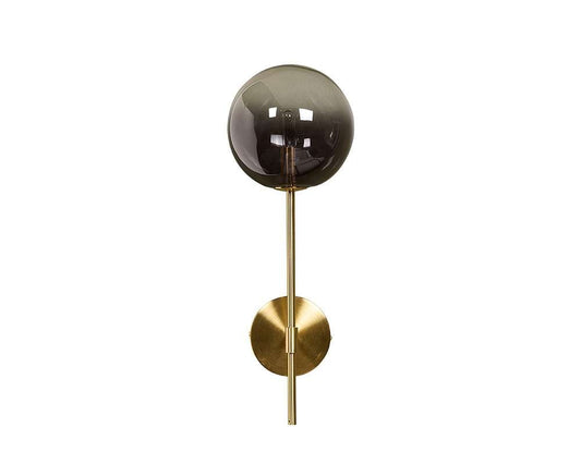 Sunpan - Ikon Izora Sconce - Brass - Smoke Grey Ombre - 107922 veiw 2
