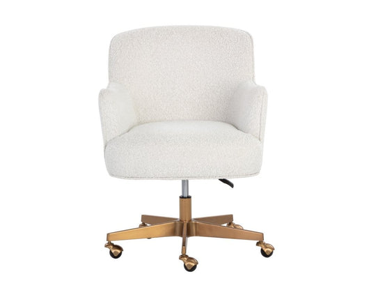 Sunpan - Karina Office Chair - Copenhagen White - 107854 view 2