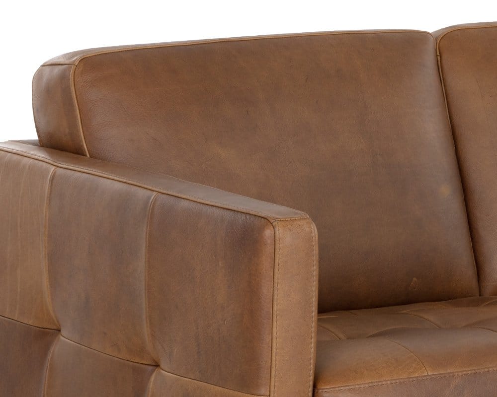 Sunpan - Karmelo Sofa - Cognac Leather - 111267_CLOSEOUT view 5