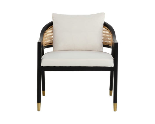 Sunpan - Kirsten Lounge Chair - Linoso Ivory - 108715_CLOSEOUT view 2