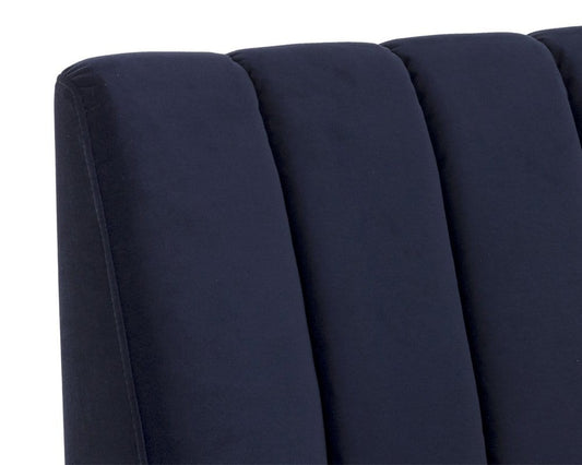 Sunpan - Kosovo Banquette - Brown - Abbington Navy - 111496 view 2