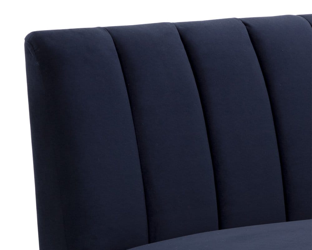 Sunpan - Kosovo Banquette - Brown - Abbington Navy - 111496 view 1