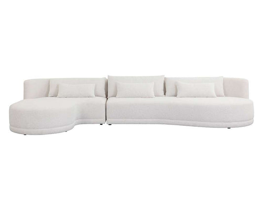 Sunpan - Laken Sofa Chaise Laf - Copenhagen White - 111215 veiw 2