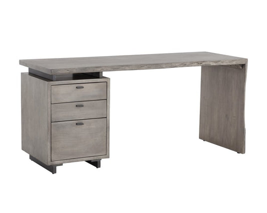 Sunpan - Lewis Desk - Grey - 108480_CLOSEOUT view 2