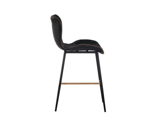 Sunpan - Lyla Counter Stool - Antique Black (Set Of 2) - 104032 view 2
