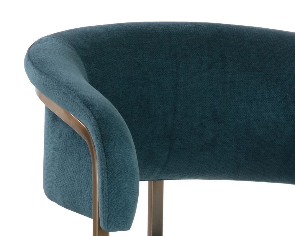 Sunpan - Ikon Marris Counter Stool - Gold - Danny Teal - 109748 view 7