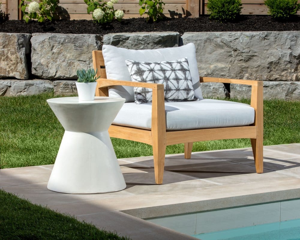 Sunpan - MIXT Astley End Table - White - 78016 view 3