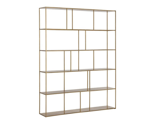 Sunpan - MIXT Eiffel Bookcase Extra Large - Antique Brass - 105940 view 2