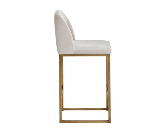 Sunpan - MIXT Nevin Counter Stool - Polo Club Muslin - 105088 view 2