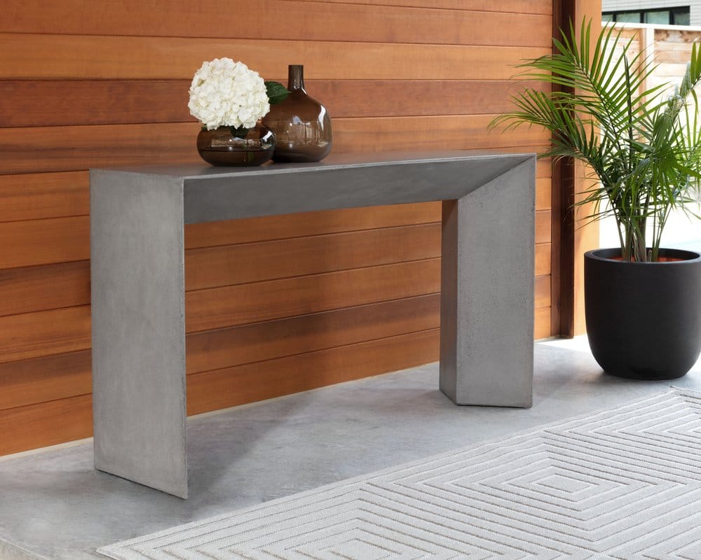 Sunpan - MIXT Nomad Console Table - Grey - 101369 view 4