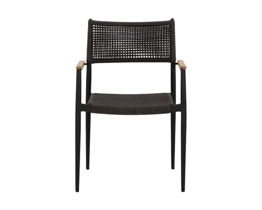 Sunpan - Nava Stackable Dining Armchair - Black (Set Of 2) - 111091 view 2