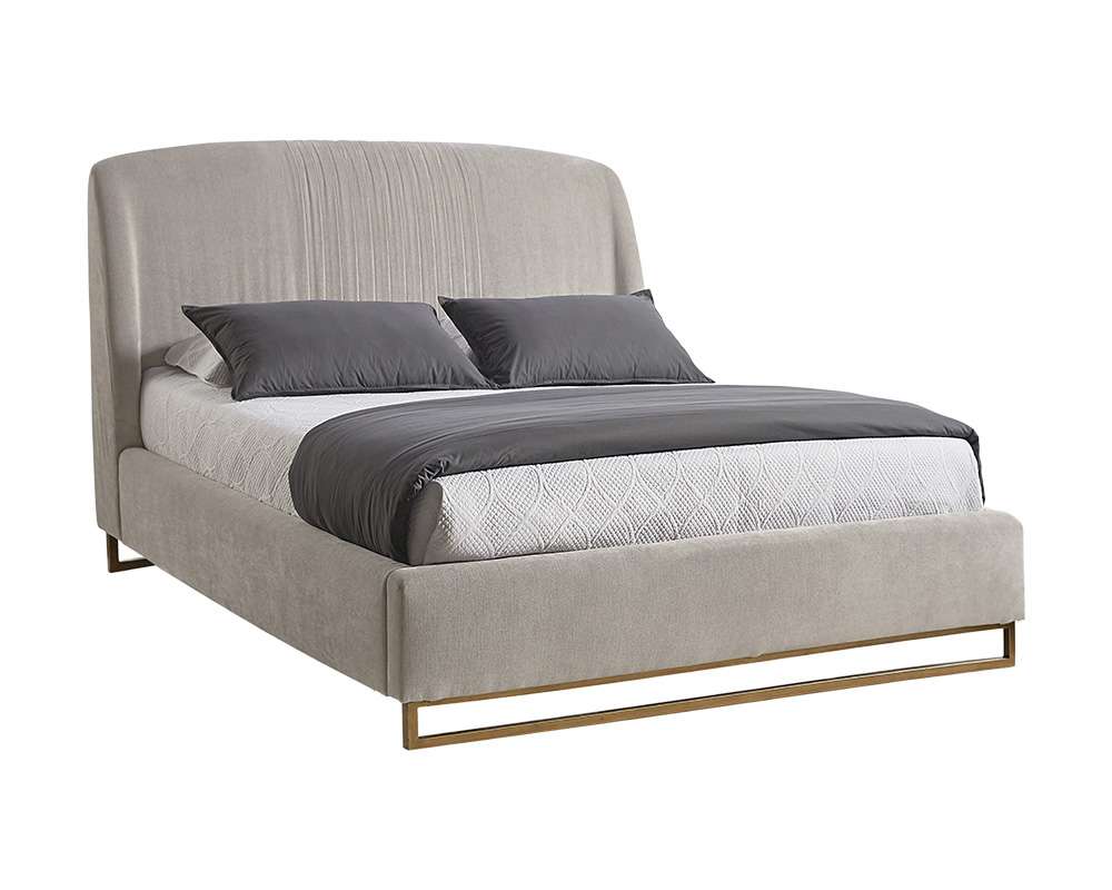 Sunpan - MIXT Nevin Bed Queen - Polo Club Stone - 105089 veiw 1