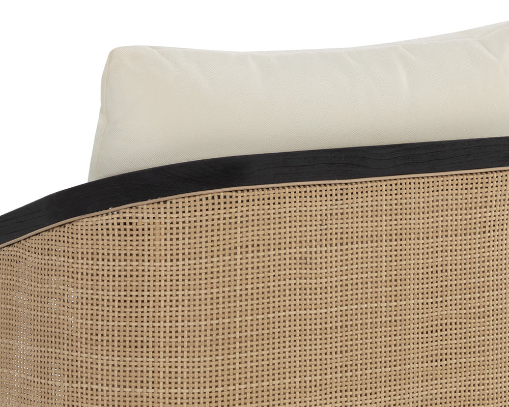 Sunpan - Palermo Lounge Chair - Charcoal - Stinson Cream - 111044_CLOSEOUT view 7