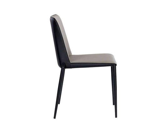 Sunpan - Renee Stackable Dining Chair - Dillon Stratus / Dillon Black (Set Of 2) - 107879 veiw 2