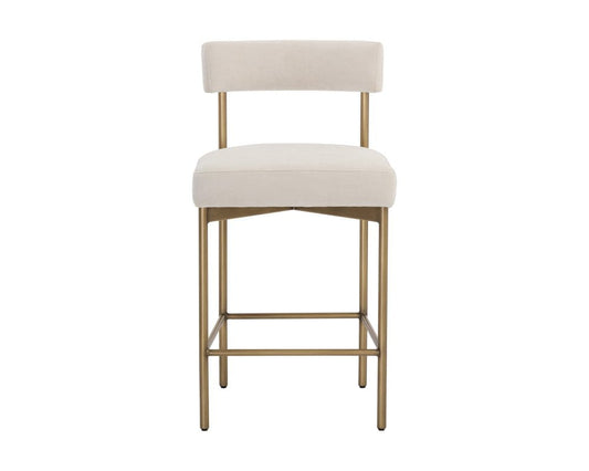Sunpan - Seneca Counter Stool - Antique Brass - Danny Ivory - 109135 view 2