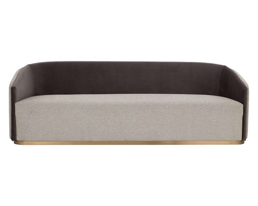 Sunpan - Ikon Sheva Sofa - Ernst Sandstone / Meg Ash - 111019 veiw 2
