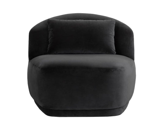 Sunpan - Soraya Swivel Armless Chair - Shadow Grey - 111581_CLOSEOUT view 2
