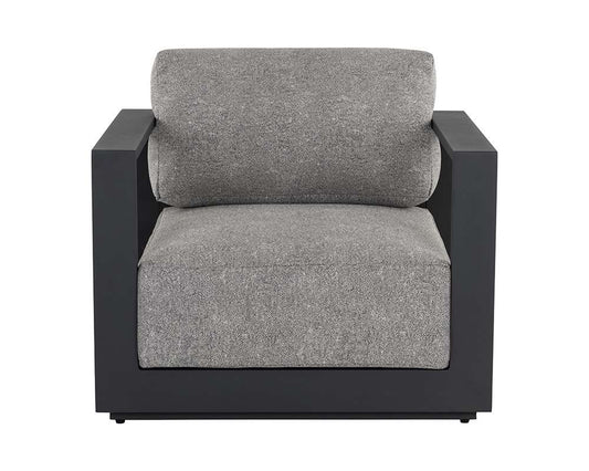 Sunpan - Tavira Armchair - Charcoal - Lanikai Salt And Pepper - 109655 veiw 2