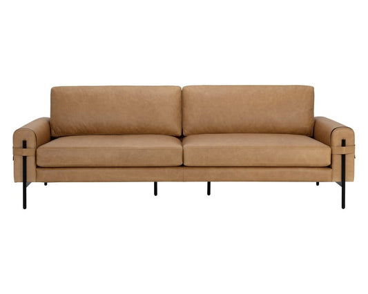 Sunpan - Westport Camus Sofa - Ludlow Sesame Leather - 111424 view 2