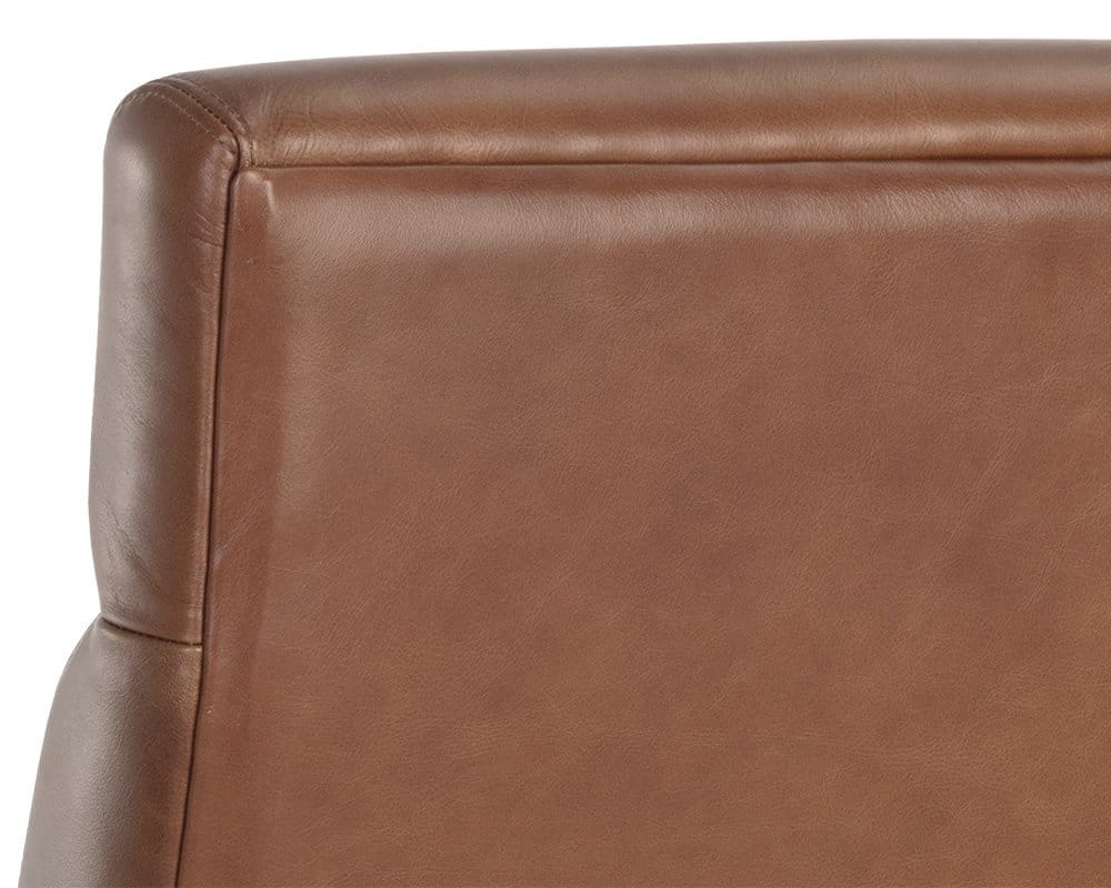 Sunpan - Westport Collin Office Chair - Brown - Shalimar Tobacco Leather - 110542 view 8