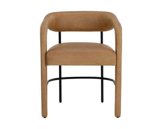 Sunpan - Westport Mavia Dining Armchair - Ludlow Sesame Leather - 111453 view 2