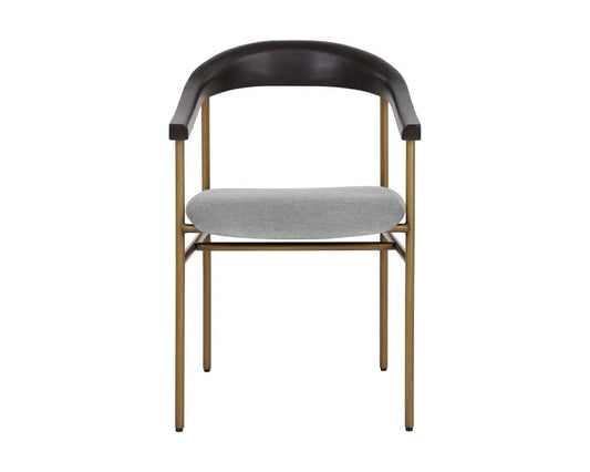 Sunpan - Zenn Giorgio Dining Armchair - Polo Club Stone - 108692_CLOSEOUT view 2