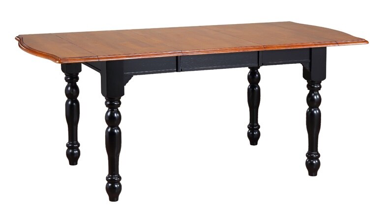Sunset Trading - 5 Piece Drop Leaf Extension Dining Table Set with Arrowback Chairs - DLU-TDX3472-820-AB5PC veiw 4