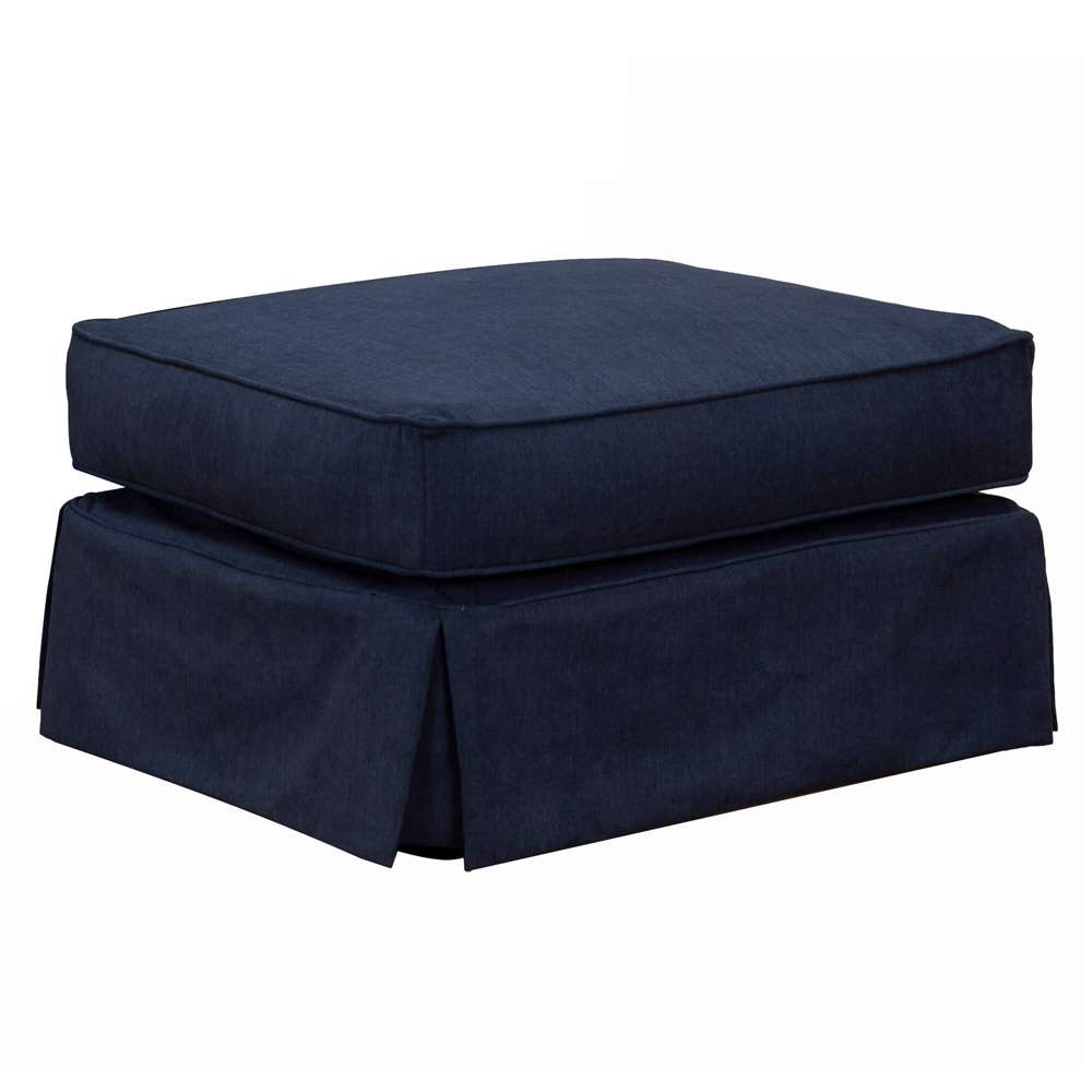 Sunset Trading - Americana Slipcover Only for Rectangular Ottoman - SU-108530SC-391049 veiw 6