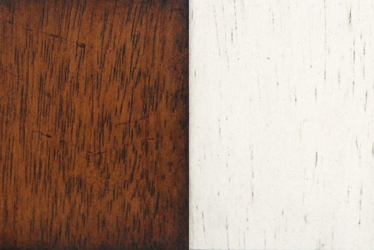 Sunset Trading - Andrews 7 Piece Double Pedestal Extendable Dining Set - Antique White and Chestnut Brown - DLU-ADW4296-C30-AW7PC veiw 2