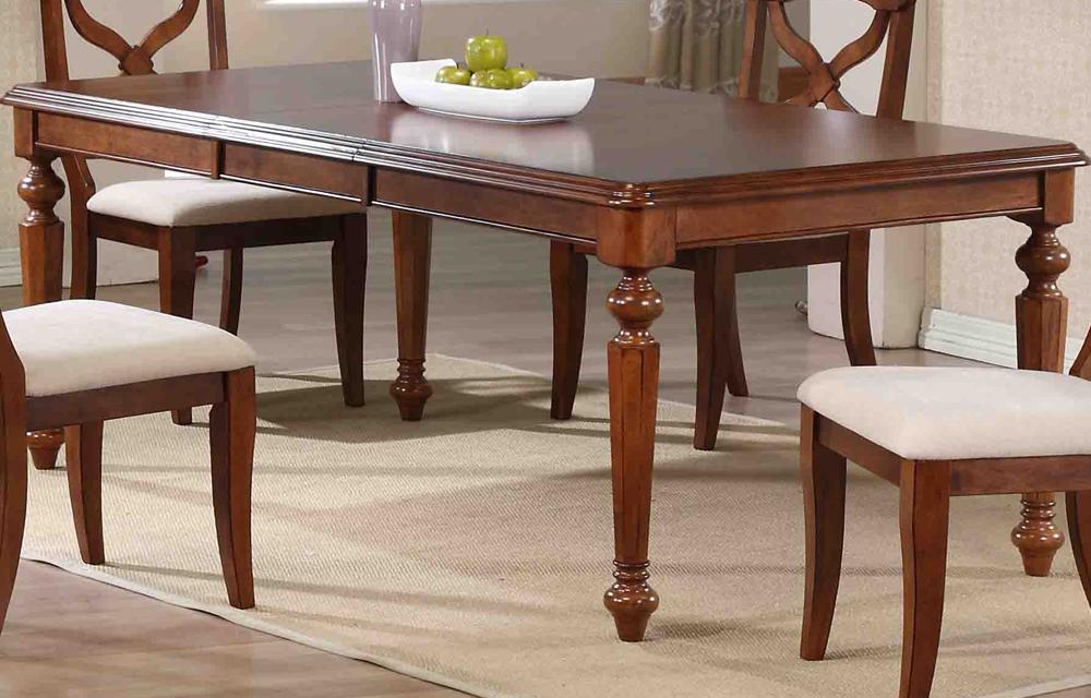 Sunset Trading - Andrews Butterfly Leaf Dining Table in Chestnut Finish - DLU-ADW4276-CT veiw 1