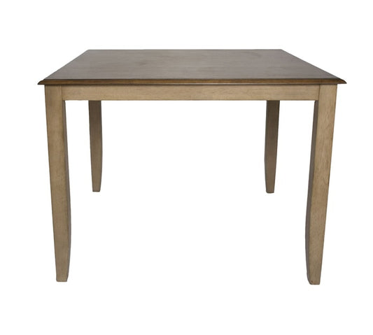 Sunset Trading - Brook 48in Square Gathering Pub Table - DLU-BR4848CB-PW veiw 2