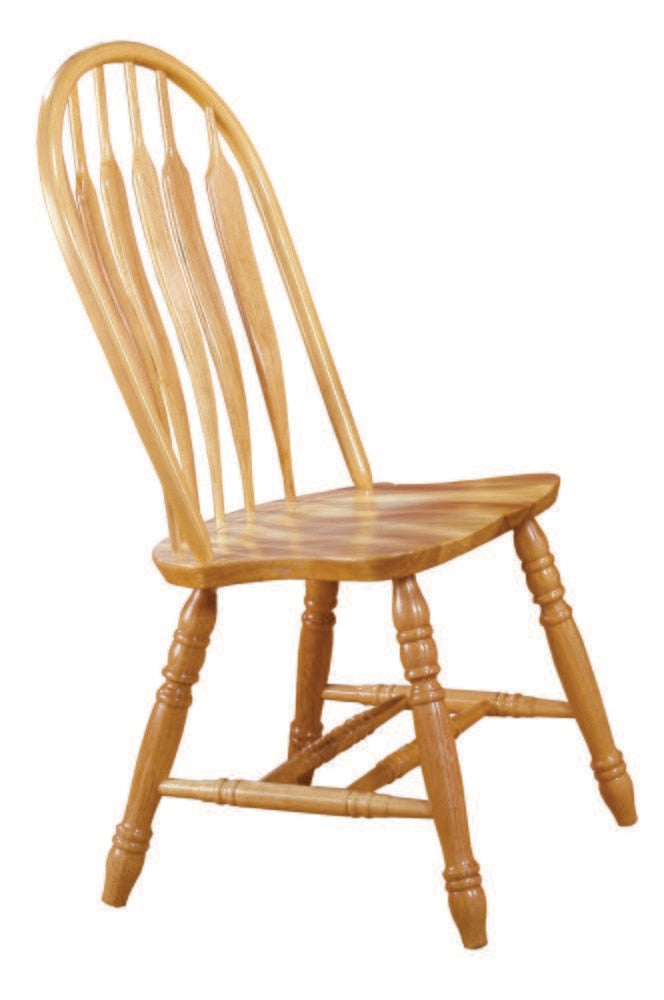 Sunset Trading - Comfort Back Dining Chair in Light Oak (Set of 2) - DLU-4130-LO-2 veiw 1