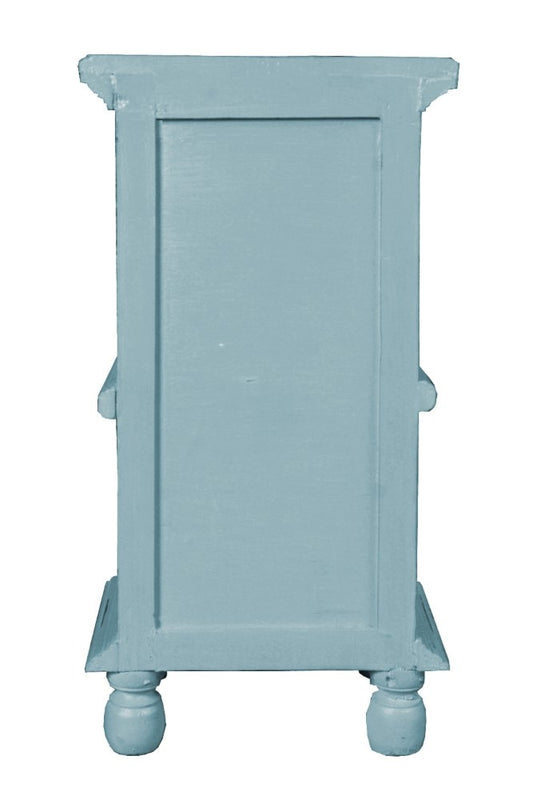 Sunset Trading - Cottage Table - Two Tone Beach Blue and Brown - CC-TAB016TLD-BBSV veiw 2