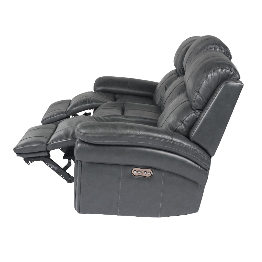 Sunset Trading - Luxe Leather Reclining Sofa With Power Headrest - SU-9102-94-1394-58_CLOSEOUT veiw 8