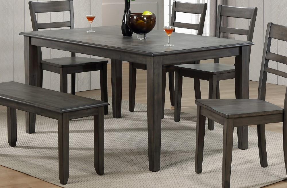 Sunset Trading - Shades Of Gray Dining Table - DLU-EL3660 veiw 4