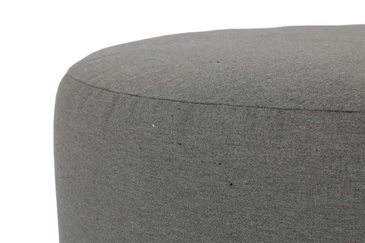 Sunset West - Bazaar - 36in Round Outdoor Ottoman in Heritage Granite - SWPouf-CO36R-CSH veiw 2