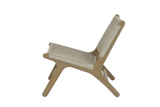 Sunset West - Coastal Teak Cushionless Accent Chair - SW5502-21LB veiw 2