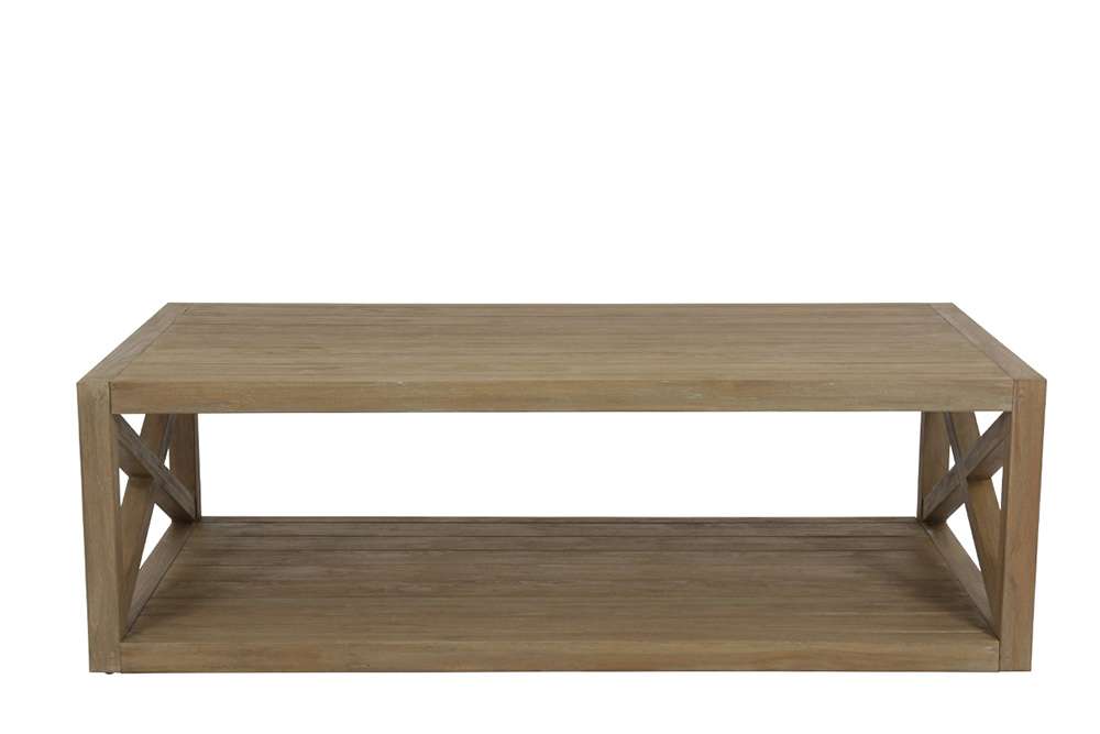 Sunset West - Coastal Teak X Coffee Table - SW5501-XCT veiw 2