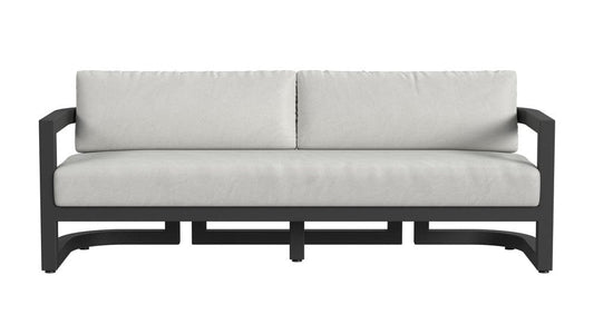 Sunset West - Malibu Sofa in Cast Silver, No Welt - Blacks - SW7101-23-SLVR-STKIT view 2