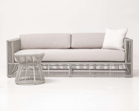 Sunset West - Miami End Table with Honed Carrara Marble Top - SW4401-ET veiw 2