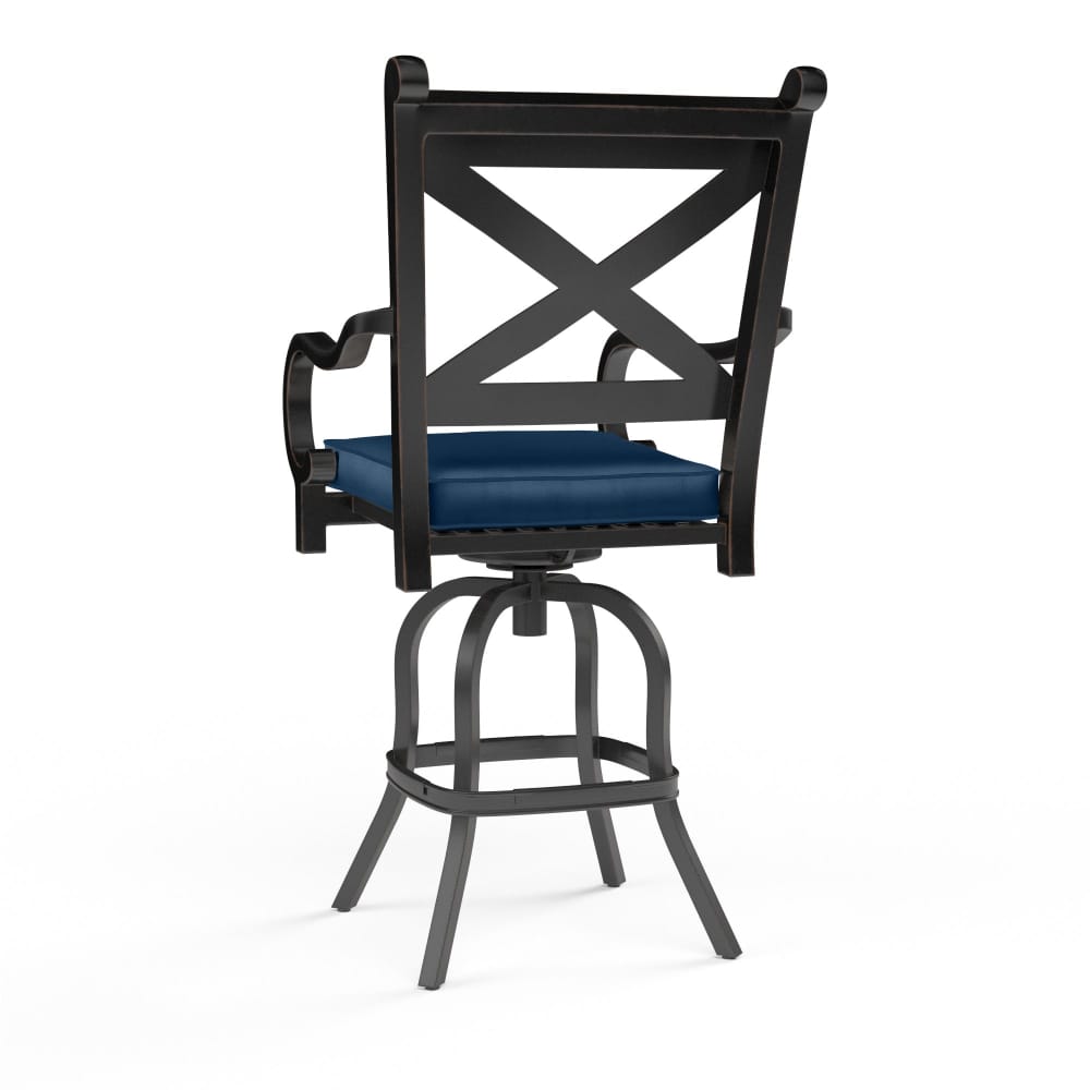 Sunset West - Monterey Barstool in Spectrum Indigo w/ Self Welt - SW3001-7B-48080 view 3