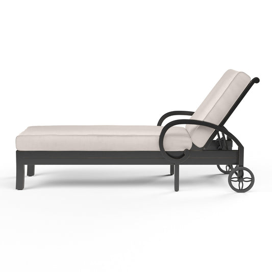 Sunset West - Monterey Chaise Lounge in Canvas Natural w/ Self Welt - SW3001-9-5404 view 2