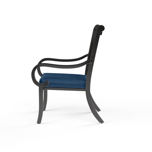 Sunset West - Monterey Dining Chair in Spectrum Indigo w/ Self Welt - SW3001-1-48080 view 2