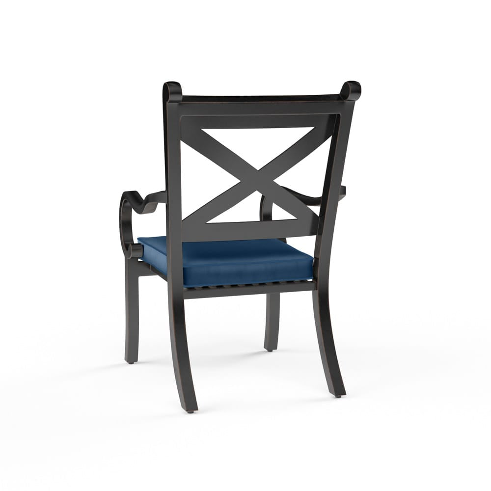 Sunset West - Monterey Dining Chair in Spectrum Indigo w/ Self Welt - SW3001-1-48080 view 3