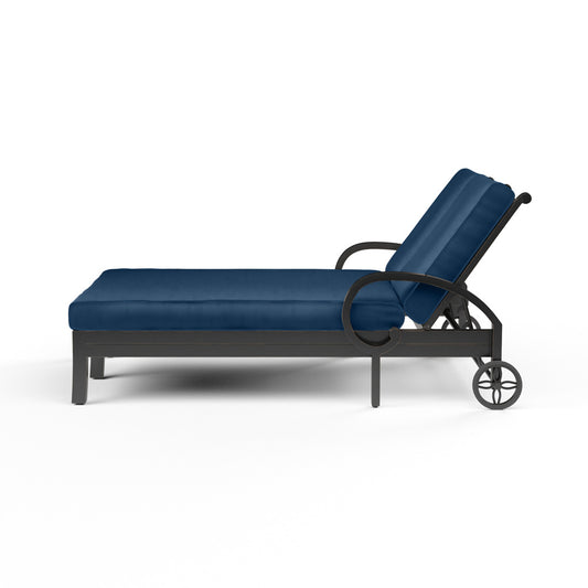 Sunset West - Monterey Double Chaise in Spectrum Indigo w/ Self Welt - SW3001-99-48080 view 2