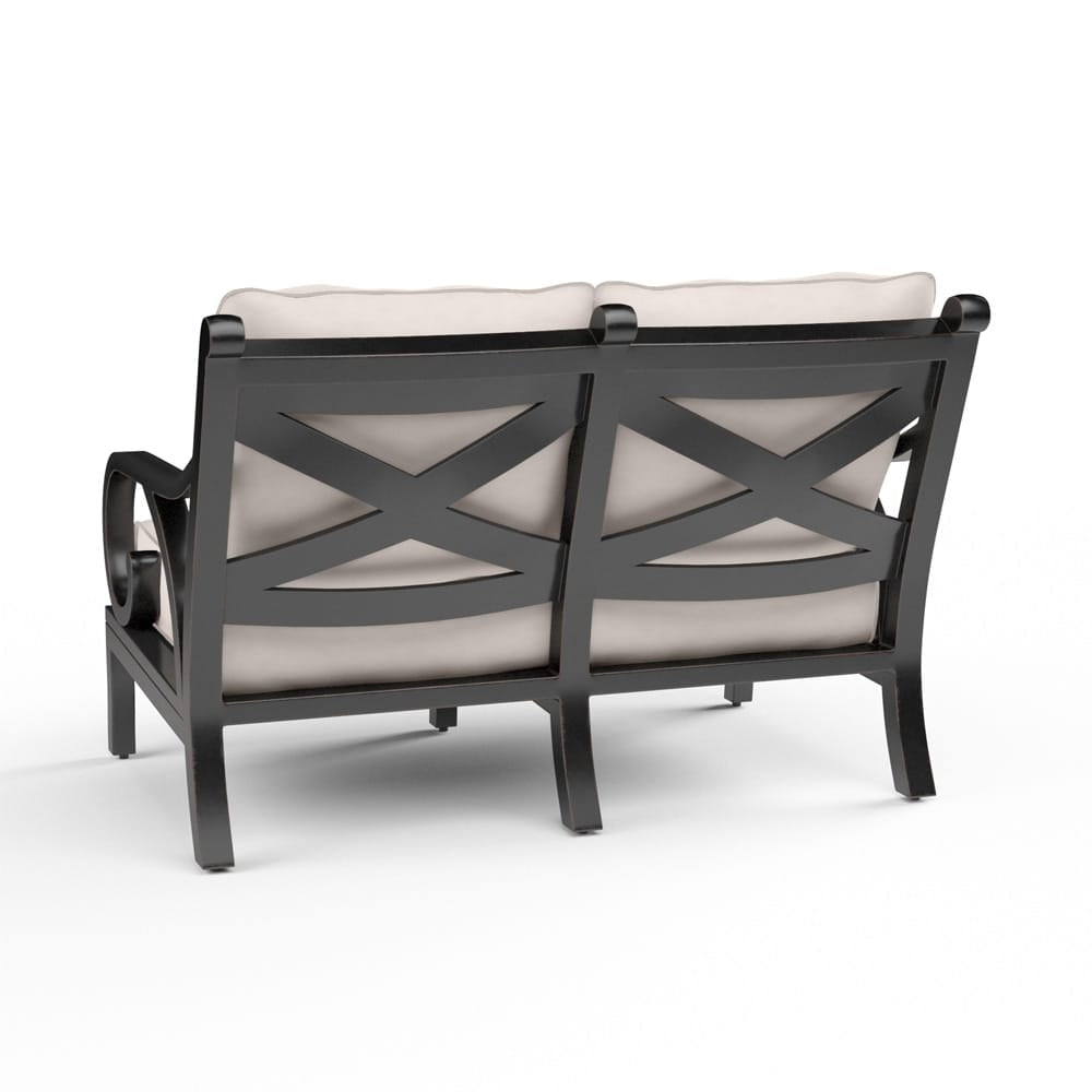Sunset West - Monterey Loveseat in Canvas Natural w/ Self Welt - SW3001-22-5404 view 3