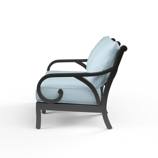 Sunset West - Monterey Loveseat in Canvas Skyline w/ Self Welt - SW3001-22-14091 view 2