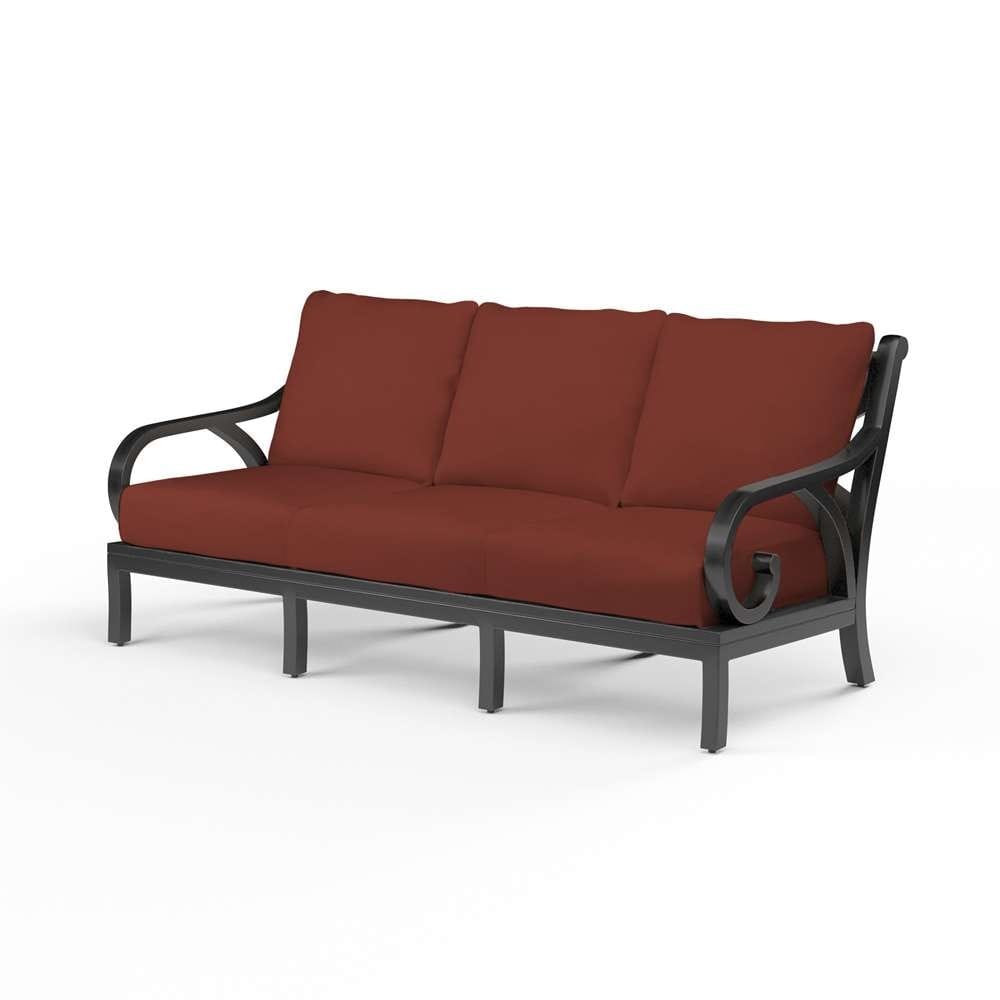 Sunset West - Monterey Sofa in Spectrum Indigo w/ Self Welt - SW3001-23-48080 veiw 1